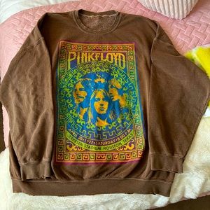 Urban Outfitters Oversized Pink Floyd Sweatshirt